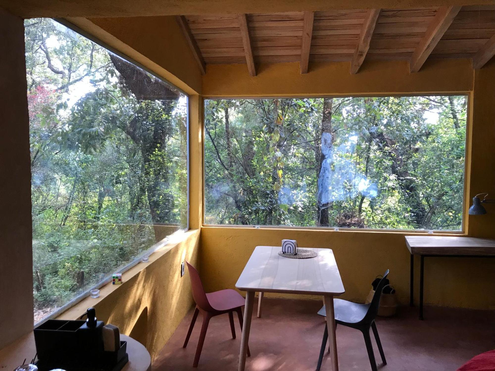 La Cabana Azul Al Fondo Del Bosque De Tepoztlán Extérieur photo