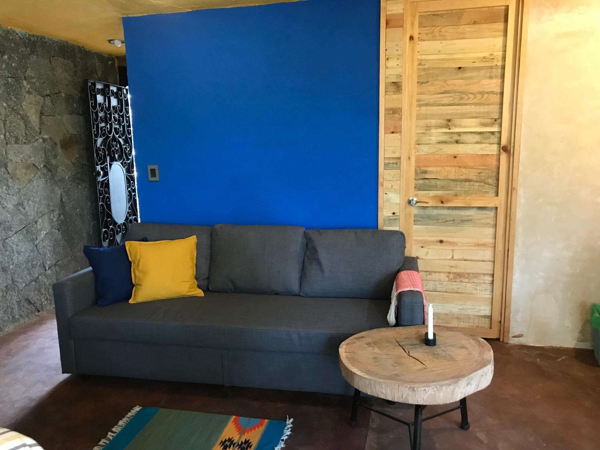 La Cabana Azul Al Fondo Del Bosque De Tepoztlán Extérieur photo
