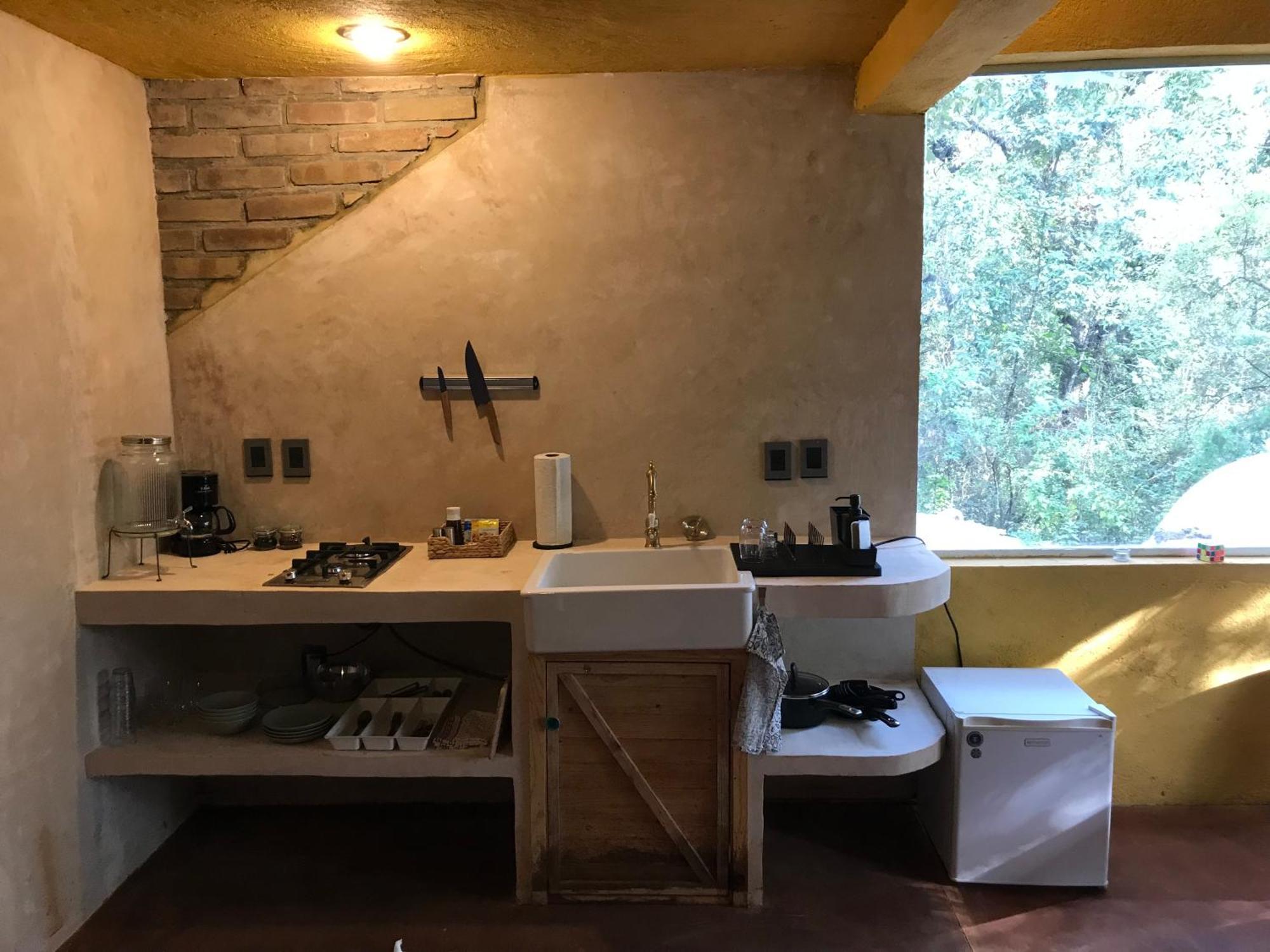 La Cabana Azul Al Fondo Del Bosque De Tepoztlán Extérieur photo