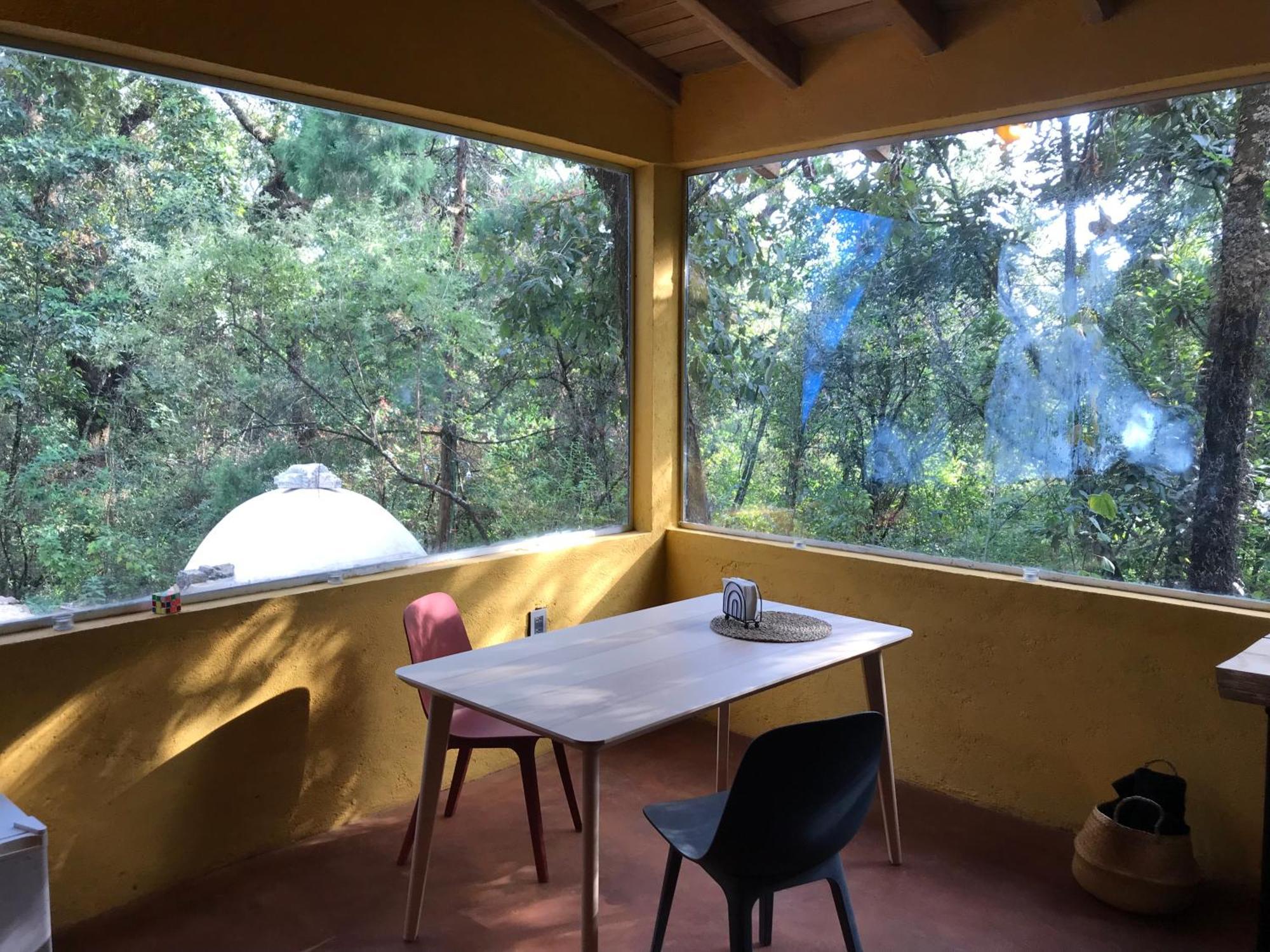 La Cabana Azul Al Fondo Del Bosque De Tepoztlán Extérieur photo